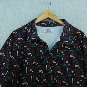 Arizona Diamondbacks‎ Mens XL MLB Polo Shirt Geometric AOP Performance Stretch